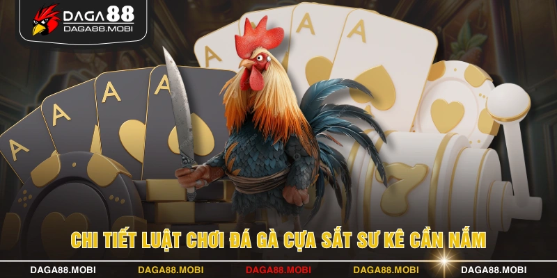 Chi tiết luật chơi đá gà cựa sắt sư kê cần nắm