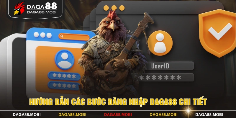 Hướng dẫn các bước đăng nhập DAGA88 chi tiết