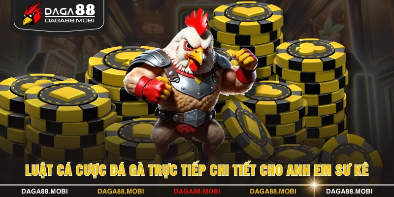 Luật cá cược đá gà trực tiếp chi tiết cho anh em sư kê