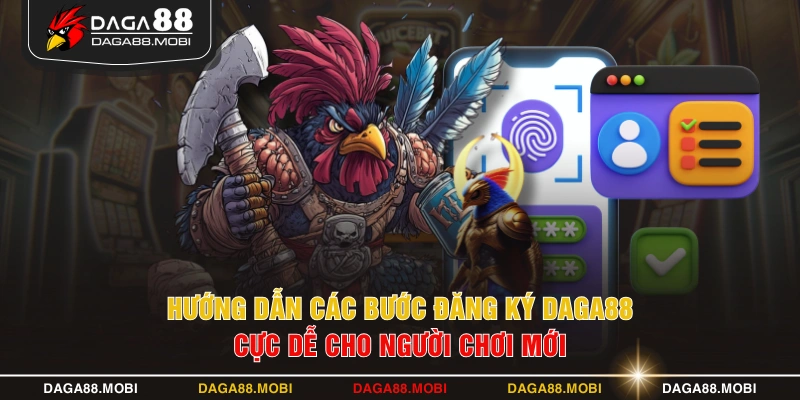 Hướng Dẫn Các Bước Đăng Ký DAGA88 Cực Dễ Cho Người Chơi Mới
